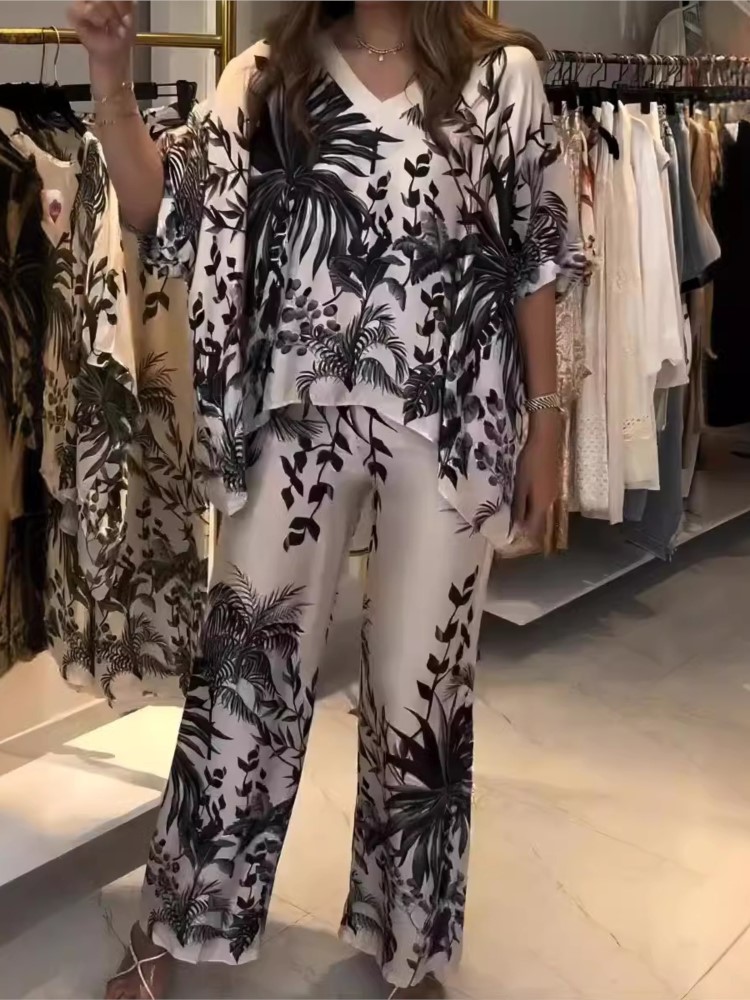 Elegant Tweedelig Kantoorpak 2 - Romper Floral Print recensie en prijs