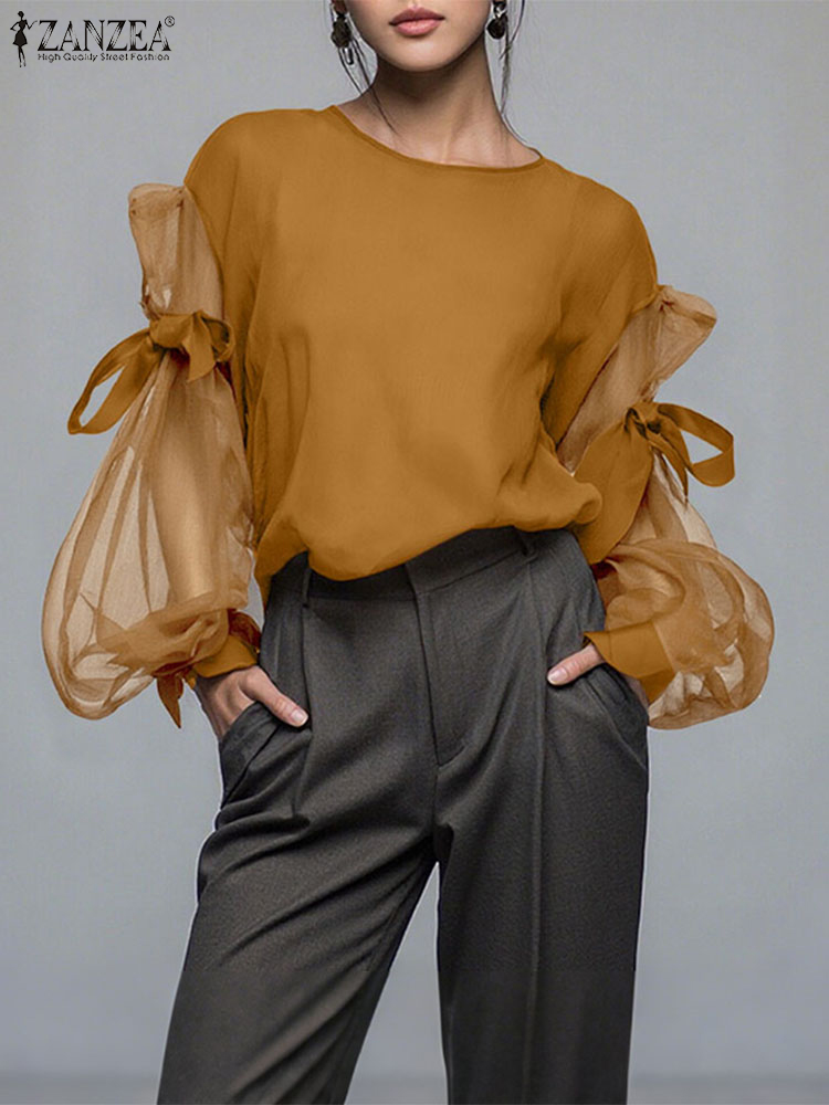 ZANZEA Elegante Boog Vrouwen B - Blouse Off Shoulder recensie en prijs